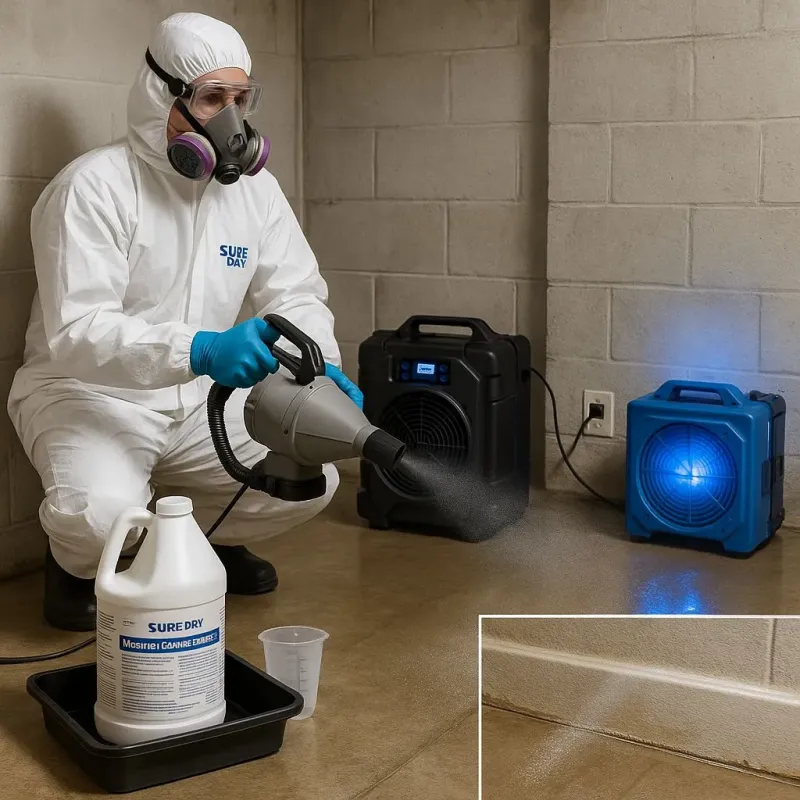 Sanitization and Odor Removal process in Wilmington, MA