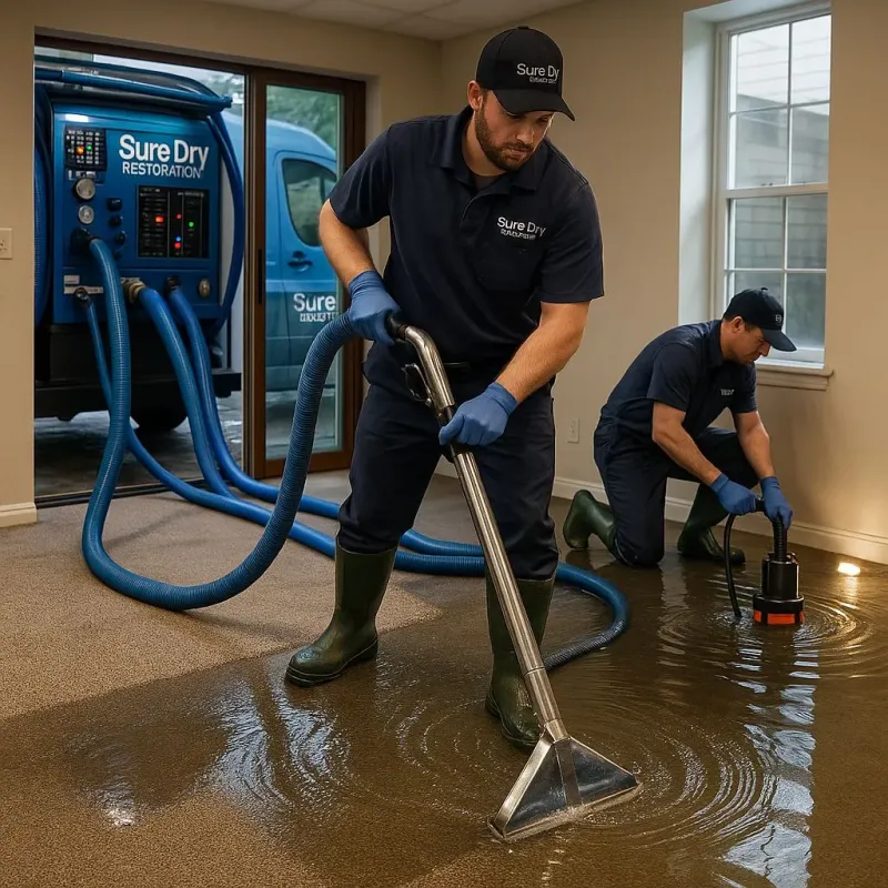 Water Extraction and Removal process in Wilmington, MA